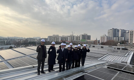 경기도 공공기관 RE100 달성 ‘눈앞’수원월드컵경기장 태양광발전소 현장 점검