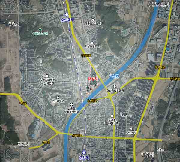 오산시, 궐동2구역 재개발사업 정비계획 결정 및 정비구역 지정