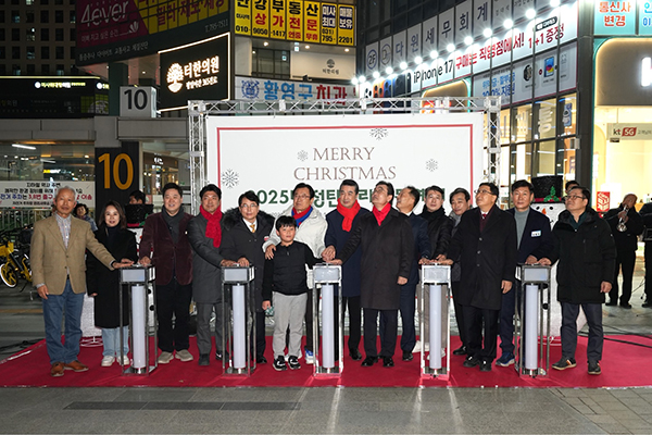 하남시, 겨울빛으로 물든 미사문화거리 ‘2025 성탄트리 문화행사’ 개최