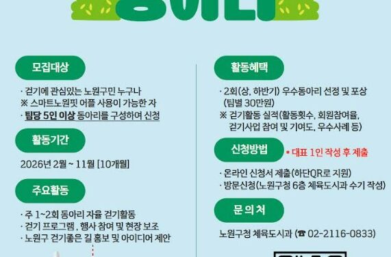노원, 스마트노원핏(Fit) 상반기 인센티브 추진