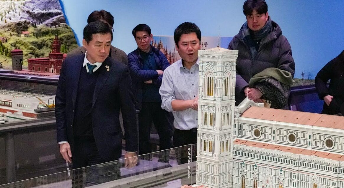 손영준 노원구의장, 개관 앞둔 ‘노원기차마을 이탈리아관’ 찾아 현장 점검