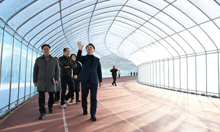 의정부시, 종합운동장 동계 육상트랙 현장 점검