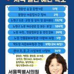 봉양순 서울시의회 도시안전건설위원회 2026년 지역예산 401억5000만원 확보