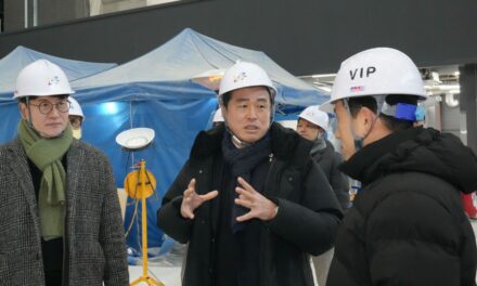 손영준 노원구의장, ‘노원 점프’ 건축 공사 막바지 현장 점검