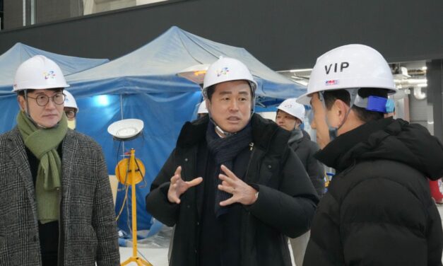 손영준 노원구의장, ‘노원 점프’ 건축 공사 막바지 현장 점검