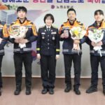 노원소방서, 현장대응단 구조대 2팀 ‘칭찬받은 민원공무원’포상 수여식