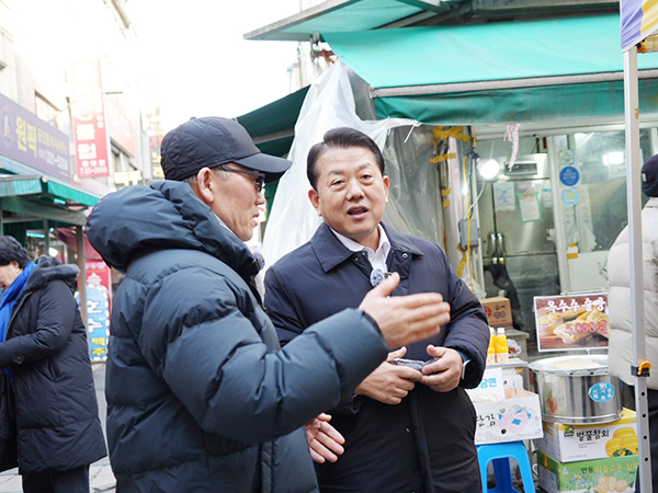 김병주 의원, 설 맞이 용인중앙시장 민생 현장 방문 “물가 안정·전통시장 활력에 총력”