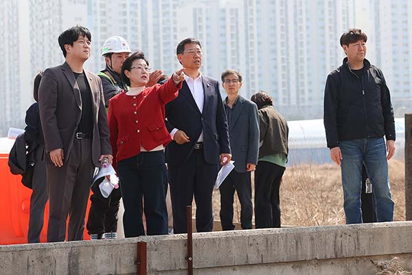 시흥시의회, 교육복지위원회 신안산선 염수 유출 재발 방지 현장 점검 실시