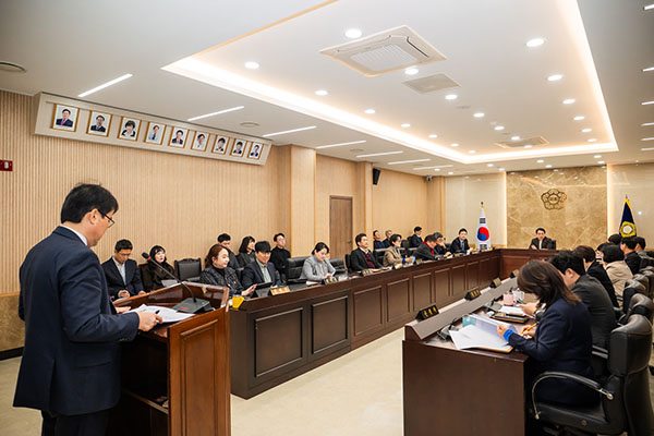 남양주시의회, 현안사항 보고회 및 전체의원 간담회 개최