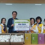 노원구 상계1동적십자봉사단, 어르신들께 사랑의 떡·주스 나눔