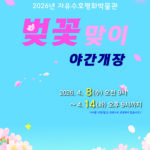 동두천시, 자유수호평화박물관 4월 8일부터 14일까지 벚꽃맞이 야간개장 실시