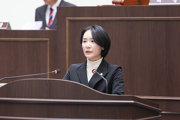 광주시의회, 최서윤 의원 마지막 본회의서 ‘광주시 3대 과제’ 제시