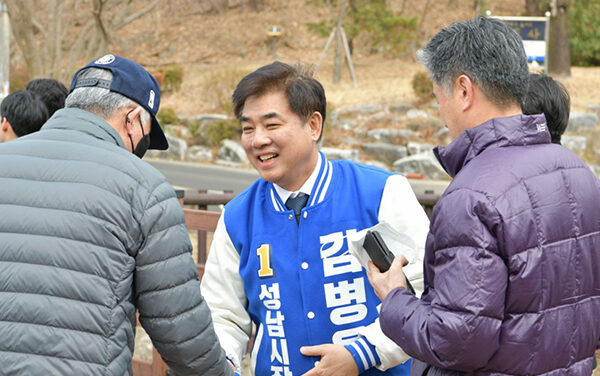 김병욱 성남시장 후보, 노인복지관 실내 스크린파크골프장 3면→10면 확대