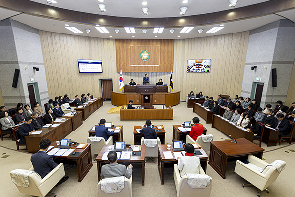 의왕시의회, 제318회 임시회 개회