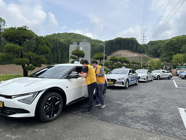 의왕시, 개인택시 조합과 개인택시 대상 합동 일제점검 실시