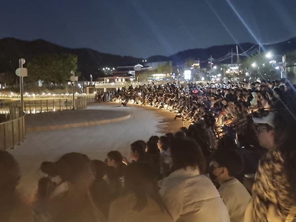 안성시, 안성 칠곡호수공원 음악분수 신규 콘텐츠 추가로 야간 관광 매력 강화