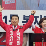국민의힘 구리시 원팀, 구리역 광장서 1000명 결집 본격 선거전 돌입