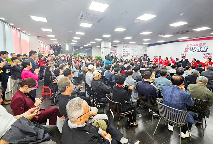 방세환 후보, 출마 후 첫 일정으로 보육 현장 택했다