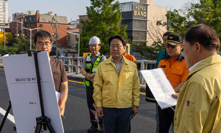군포시, 최홍규 부시장 주재로 군포시 긴급대응 금정고가차도 통행 재개