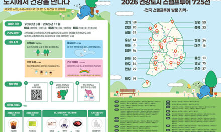 양주시보건소, 2026 건강도시 스탬프투어 ‘도시에서 건강을 만나다’ 캠페인 추진