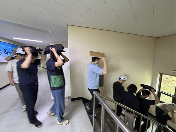 구리시, 하수도 공기업 소방서와 합동 재난 대응 소방훈련 실시