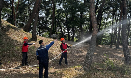 오산시, 독산성과 세마대지서 합동 소방훈련 실시 문화유산 화재 대응 역량 강화