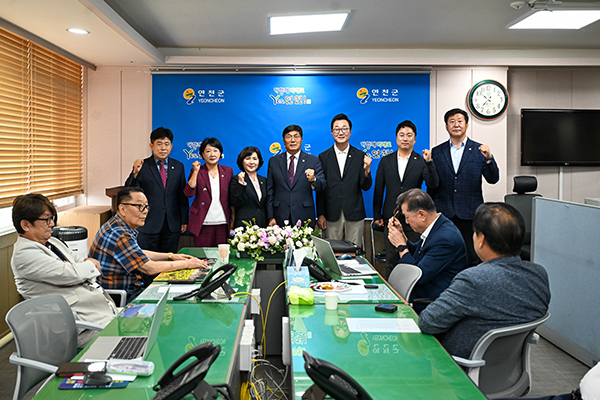 연천군의회, 제10대 개원 맞아 군청 기자실 방문