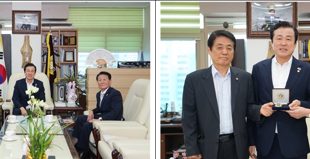 노원구의회‧보훈단체 맞손…손영준 의장, 광복회장‧상이군경회장 만나
