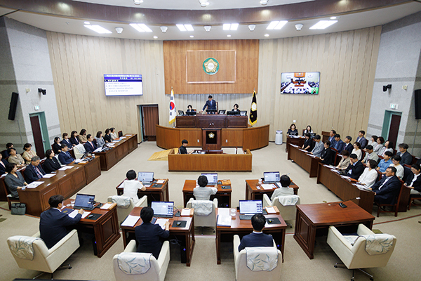 의왕시의회, 제321회 임시회 개회