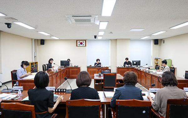 안양시의회, 복지환경위원회 집행기관과 현안사항 간담회 개최
