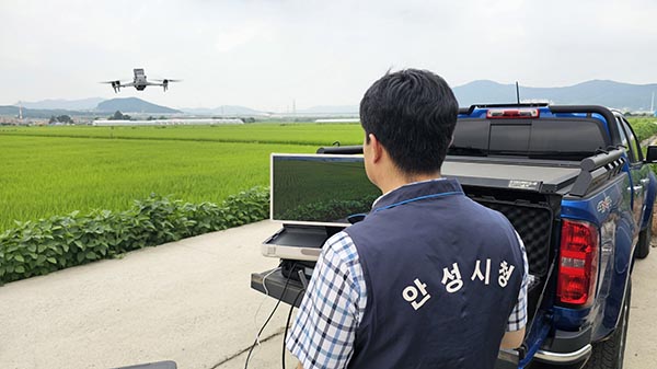 안성시, 드론 활용 폭염 예찰로 시민 안전 보호 강화