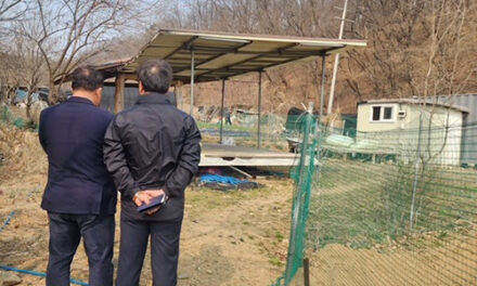 군포시, 하천 불법시설물 일제 점검 실시
