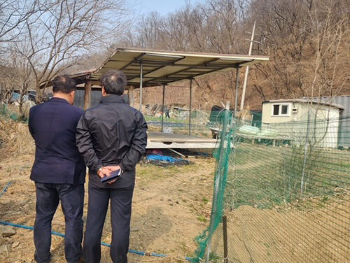 군포시, 하천 불법시설물 일제 점검 실시