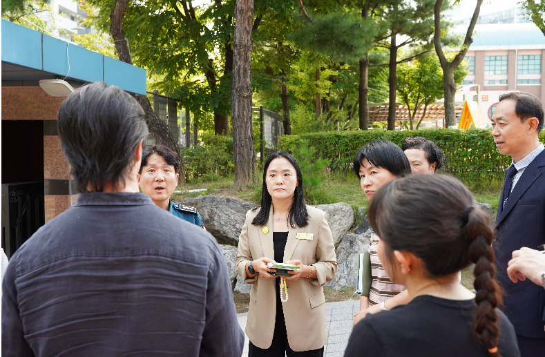 자전거·차량에 위협받던 당현초 통학로, 원동민 노원구의원이 관계 기관과 함께 해법 꺼냈다