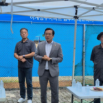구의장 제안으로…일부만 쓰던 테니스장, 주민 모두의 배드민턴장으