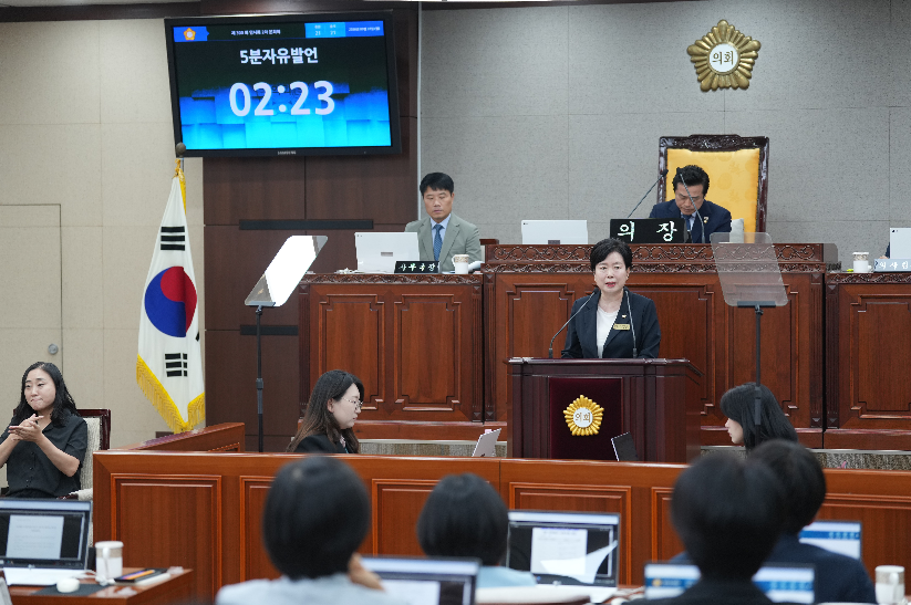 서울 노원구의회,  제300회 임시회 제2차 본회의 김희숙 의원 5분자유발언 전문