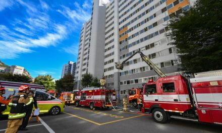 노원소방서, 스프링클러 미설치 공동주택 민관 합동 소방훈련