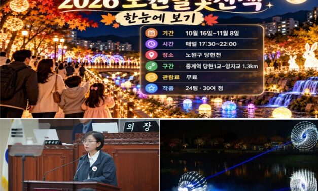 노원구의회 진보당 최나영 의원 5분 발언 “노원 달빛산책 논란에 대한 문제의식