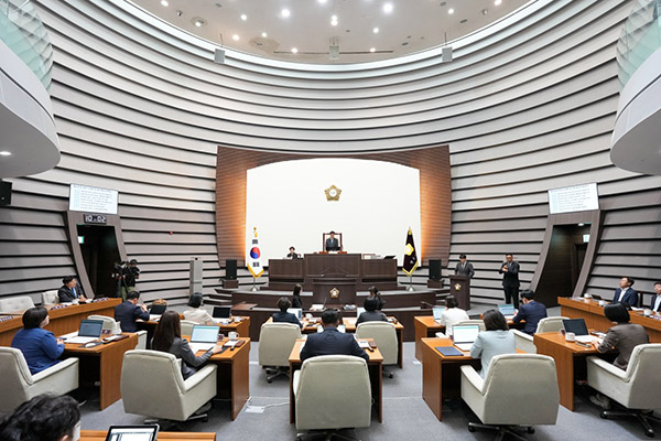 광주시의회, 제327회 임시회 개회