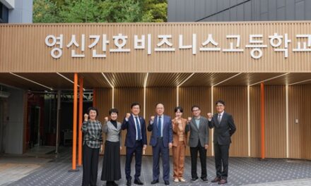 노원구 손영준 의장, 환경개선 지원 결실 영신간호비즈니스고 찾아